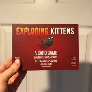 Exploding Kittens card game